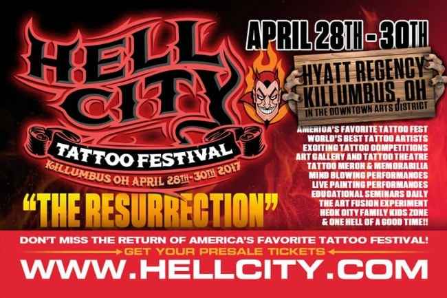 Win 2 Tickets to Hell City Tattoo Festival  614NOW