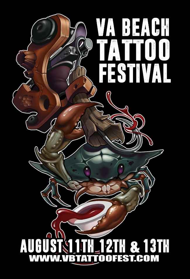 From day 1 at the Hampton Roads Tattoo Festival happening this weekend  Come out and say hi colleyavetattoo nikkiheritattoos hrtf  Instagram