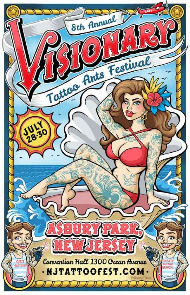 Visionary Tattoo Arts Festival Tattoo Piercing Shop Asbury