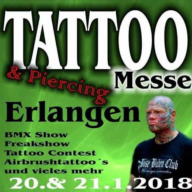 Tattoo Messe Erlangen 20 21 January 2018 iNKPPL