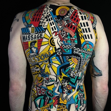 Итальянский футуризм с американской техникой: динамичный стиль Альберто Лелли