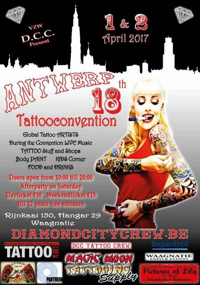18ª Convenção de Tatuagem Antwerpen