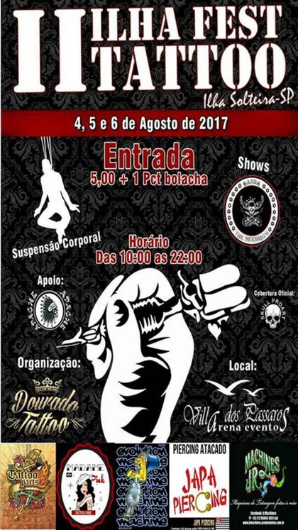 2ª Ilha Fest Tattoo | 04 - 06 August 2017