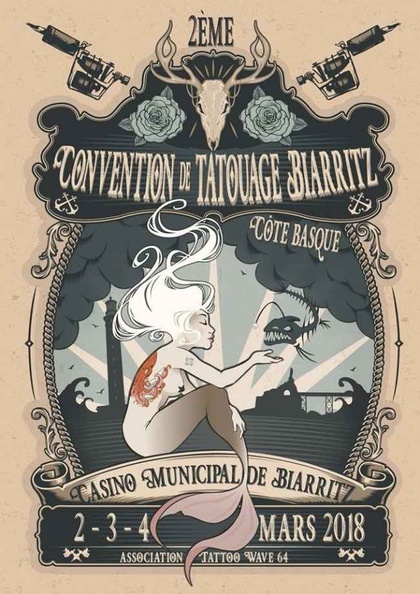 2&egrave;me Convention de Tatouage Biarritz | 02 - 04 March 2018
