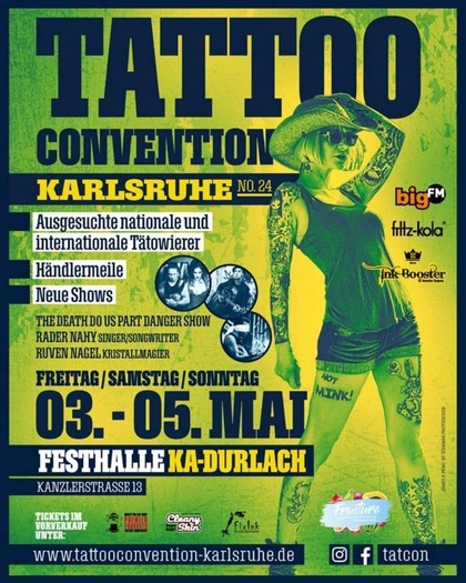 24. Convenção de Tatuagem Karlsruhe | 03 - 05 May 2019