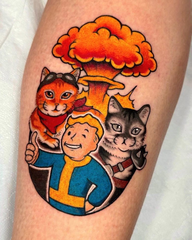 fallout, tattoo, gallery, photos  