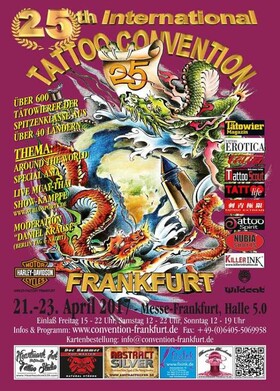 25ª Convenção de Tatuagem Frankfurt