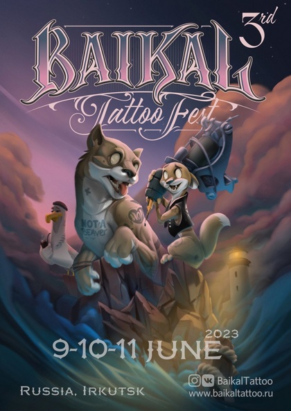 3º Festival Internacional de Tatuagem de Baikal | 09 - 11 June 2023