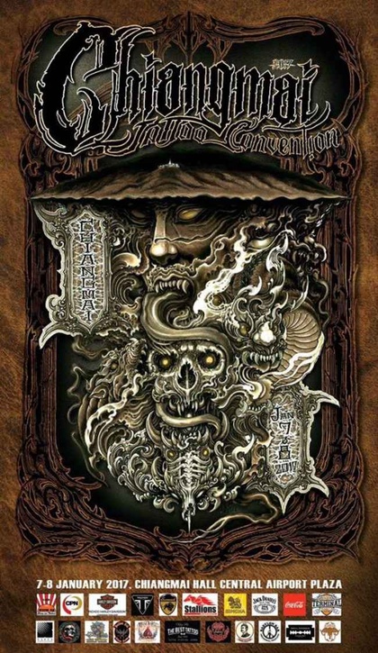 Convenção de Tatuagem de Chiang Mai | 07 - 08 January 2017