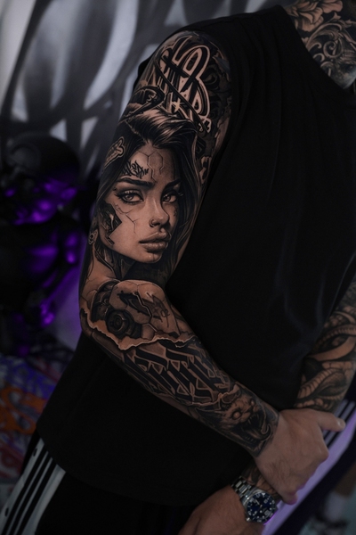 A Linguagem Dramática do Black & Grey: tatuador Taras Dmytruk