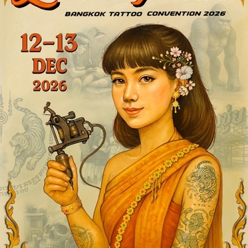 Land of Ink Convenção de Tatuagem de Bangkok #4