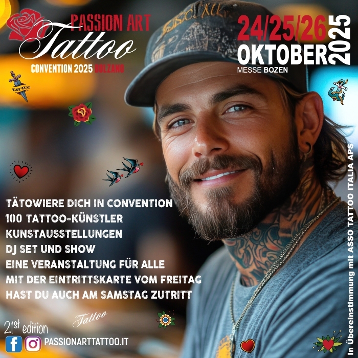 Convenção de Tatuagem de Arte da Paixão Bolzano #21