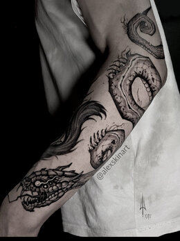 Graphic tattoo