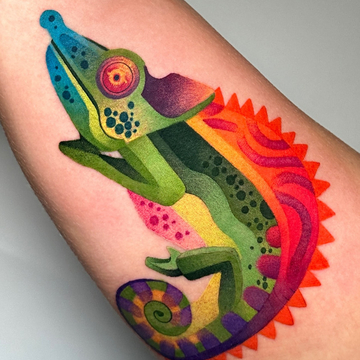 Cecilia Paramo: Tattoos Preenchidos de Vida e Cor