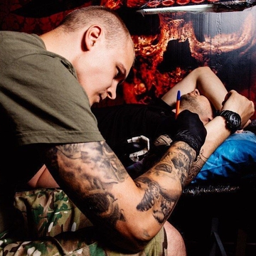 Vyacheslav Dolzhenko su tattoo convention e la partecipazione al Pro Team