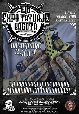 12 edição Convención Internacional de Tatuadores Bogotá