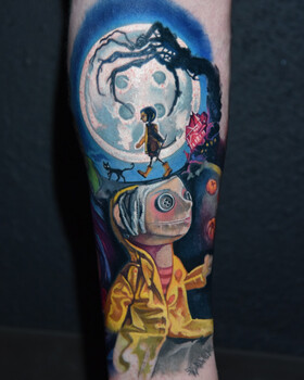 100 tatuagens de Halloween espelhadas: de abóboras para personagens de filmes de terror