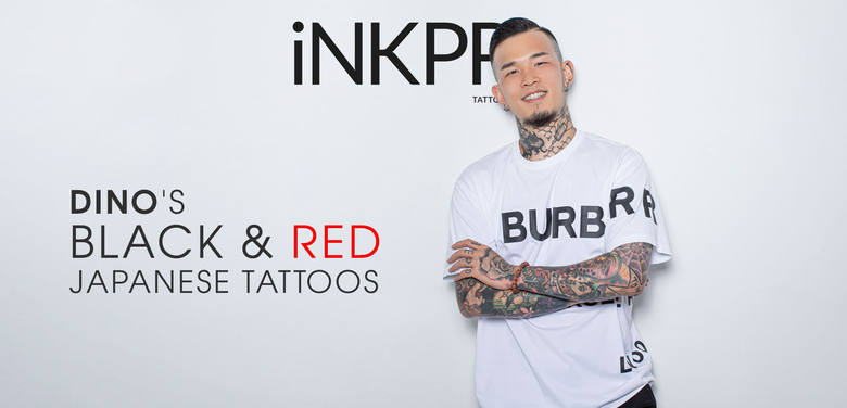 Tatuagens Japonesas de Dino's Black & Red