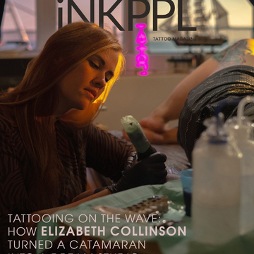 Tattooing on the Wave: Como Elizabeth Collinson Transformou um Catamarã em um Estúdio de Sonho