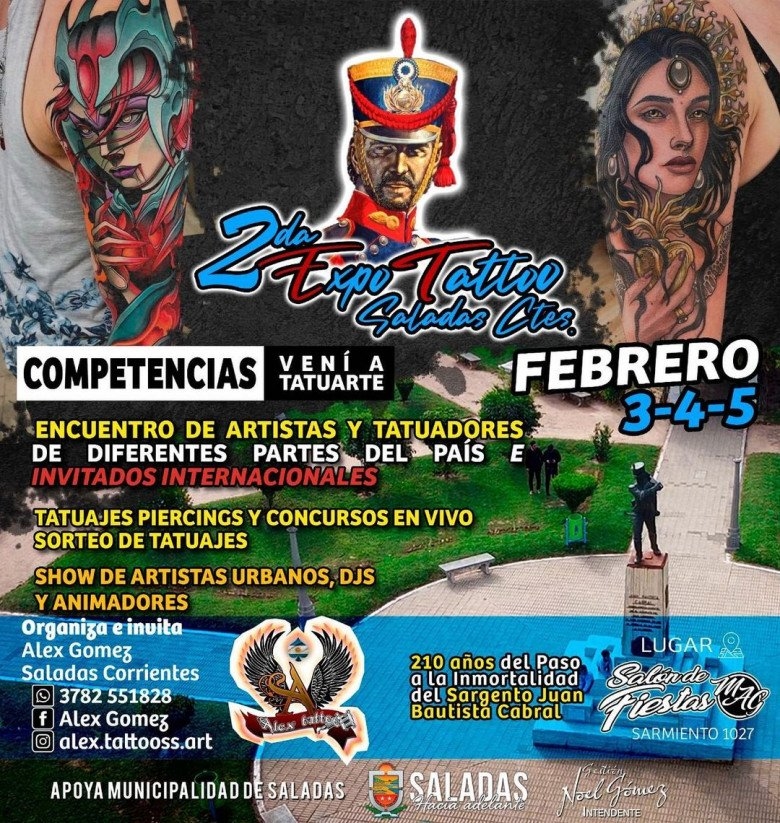 Convênio de Tatuagens Saladas Corrientes 2023