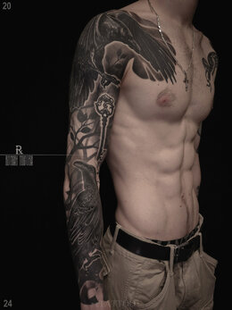 Graphic tattoo