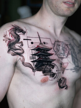 Microrealism tattoo