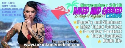 Geeked e Inked Tattoofest 2018 | 01 - 05 November 2018
