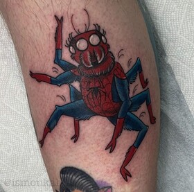 200 incríveis tatuagens de Spider-Man
