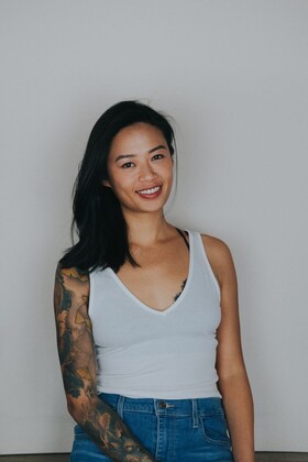 Poesia do estilo de pintura chinesa de tatuagens por Jingxi Gu