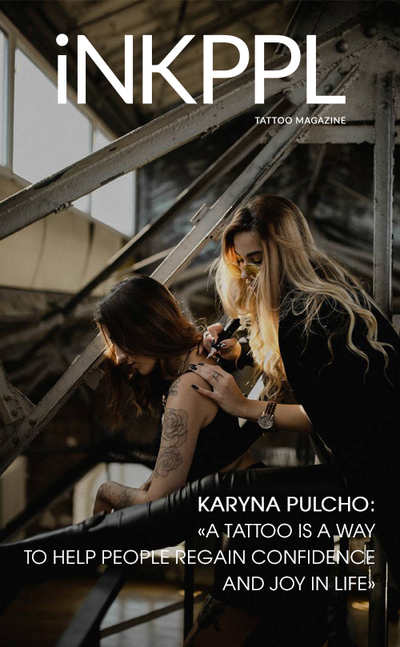 Karyna Pulcho: Uma tatuagem é uma forma de ajudar as pessoas a recuperar a confiança e a alegria na vida