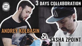3 Dias de Colaboração de Tattoo: Andrey Kolbasin & Sasha zPoint