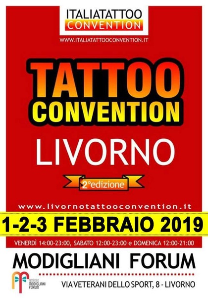 2° Convenção de Tatuagem Livorno | 01 - 03 February 2019