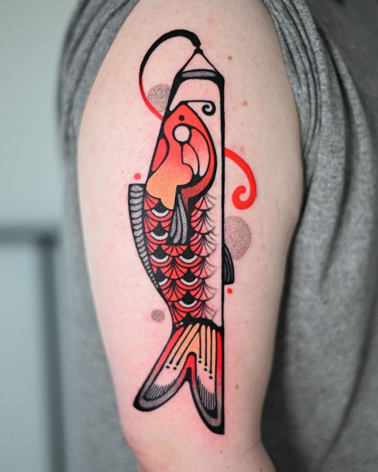 A fusão de arte e design nas tatuagens de Max Murphy