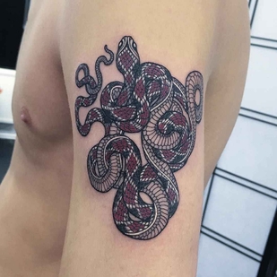 🔥 Fotos quentes, portfólio de modelos  #6593 Artista de tatuagem Mirko Sata