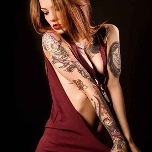 🔥 Fotos quentes, portfólio de modelos  #6094 Modelo de tatuagem Jackie Janzer