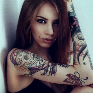 🔥 Fotos quentes, portfólio de modelos  #6116 Modelo de tatuagem Jackie Janzer