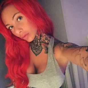 🔥 Fotos quentes, portfólio de modelos  #6039 Modelo de tatuagem Kimberley Ann