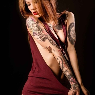 🔥 Fotos quentes, portfólio de modelos  #6117 Modelo de tatuagem Jackie Janzer