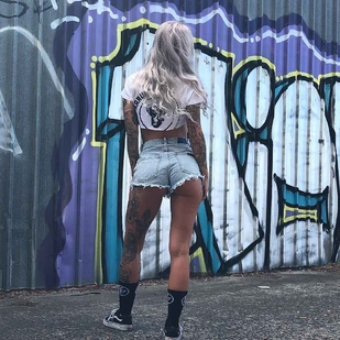 🔥 Fotos quentes, portfólio de modelos  #15663 Modelo de tatuagem Shady Brady