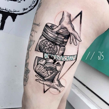 Tatuagens multidimensionais por Jessica Svartvit