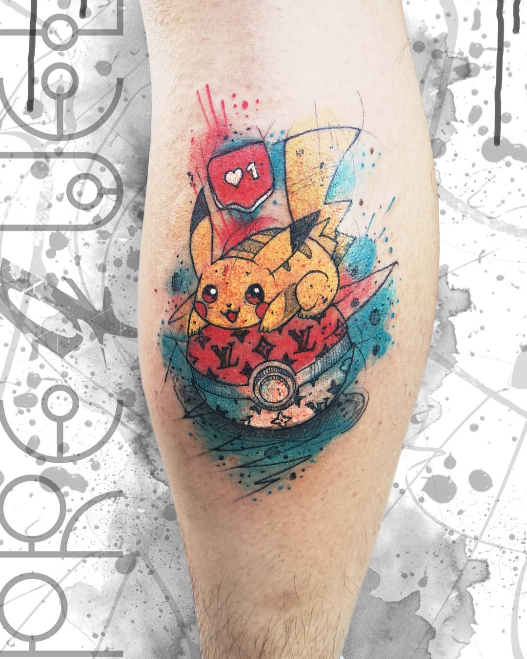 Artista de tattoo Alex Prequel, estilo aquarelado do autor | San Benedetto del Tronto, Itália