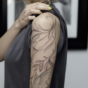 🔥 Fotos quentes, portfólio de modelos  #49066 Artista de tatuagem Vanilla Green