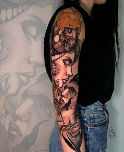 Ideias de tatuagem #49487 Tatuador Sergey Donskoy