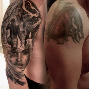 🔥 Fotos quentes, portfólio de modelos  #61333 Artista de tatuagem Slobodan Pepic