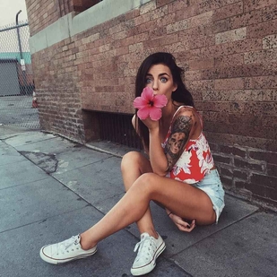 🔥 Fotos quentes, portfólio de modelos  #7173 Modelo de tatuagem Kylie Rae Hall