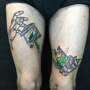 🔥 Fotos quentes, portfólio de modelos  #7691 Artista de tatuagem Luca Testadiferro