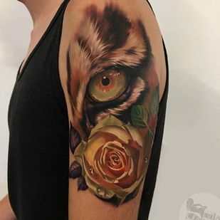 🔥 Fotos quentes, portfólio de modelos  #7205 Artista de tatuagem Antonina Troshina