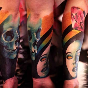 🔥 Fotos quentes, portfólio de modelos  #7095 Artista de tatuagem Nikita Kuzmenko