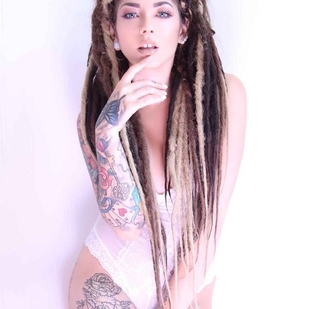 🔥 Fotos quentes, portfólio de modelos  #16897 Modelo de tatuagem Alessia Amoruso