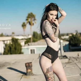 🔥 Fotos quentes, portfólio de modelos  #16591 Modelo de tatuagem Hylia Fawkes